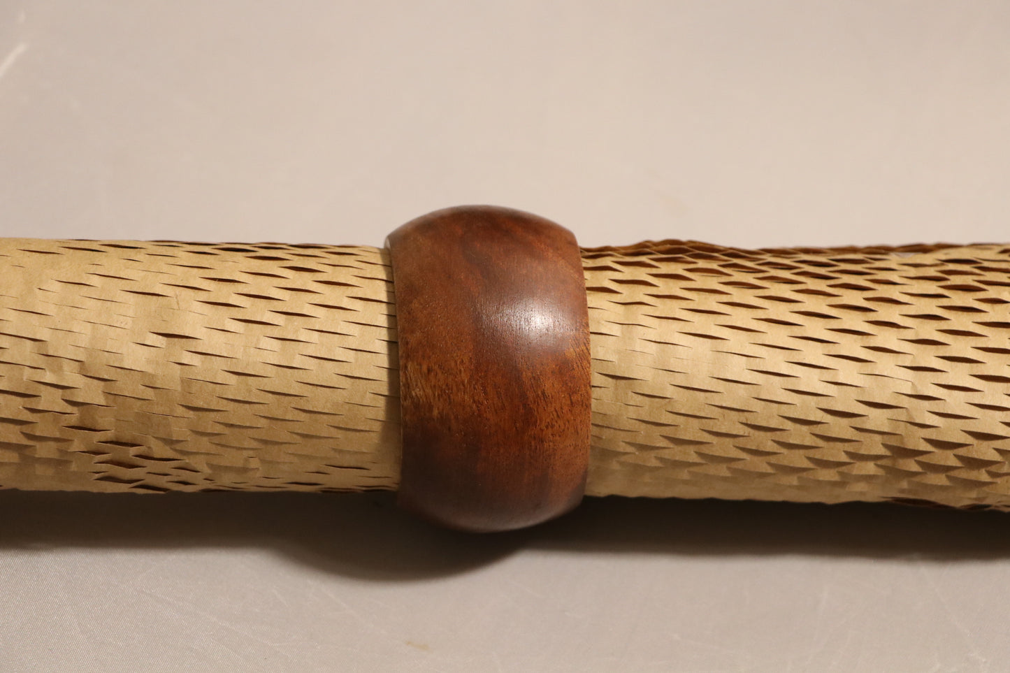 Brown Wooden Bangles (Stack of 3)