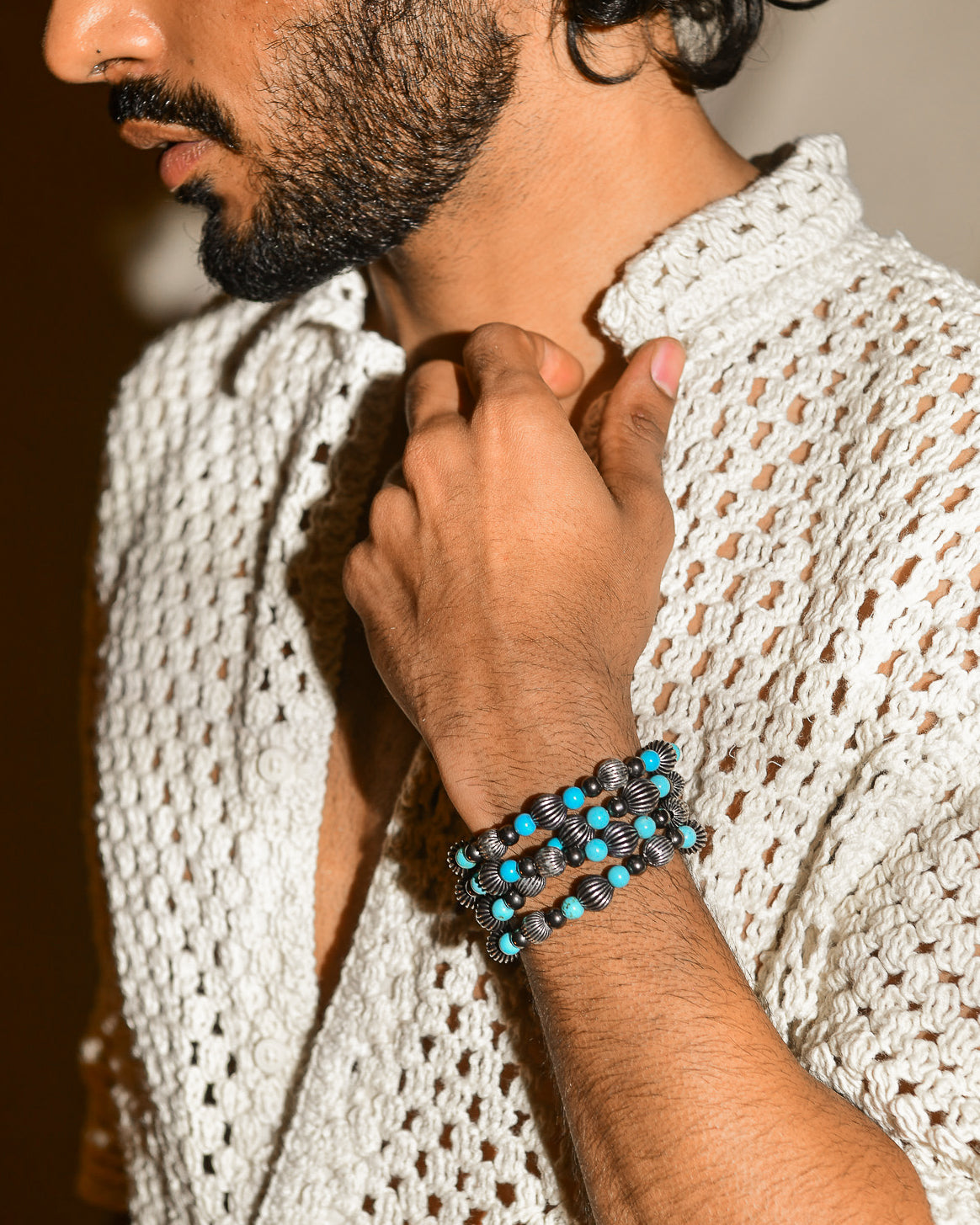 Turquoise Bead Bracelet