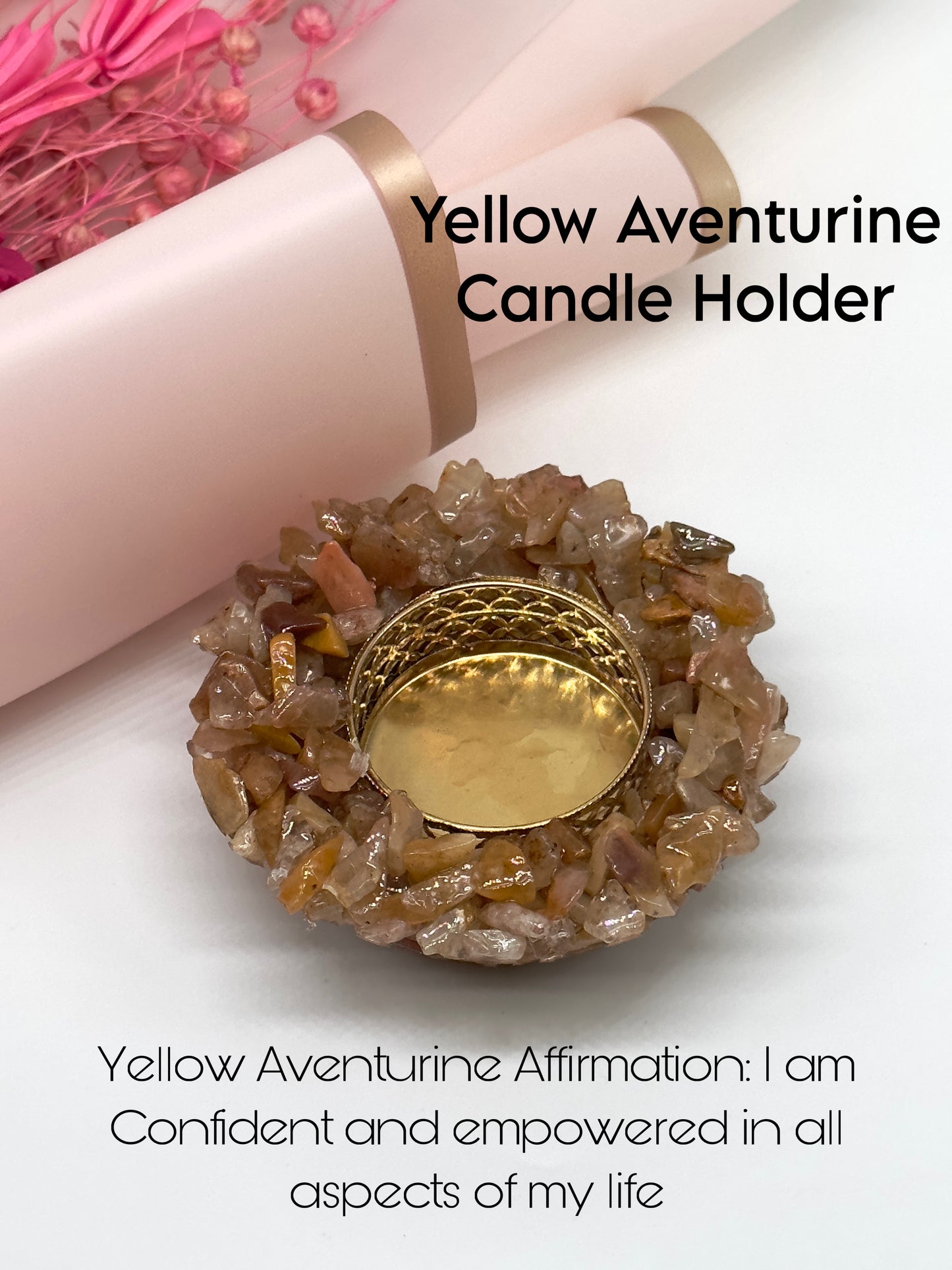 Pebble Manifest Tea Light Candle