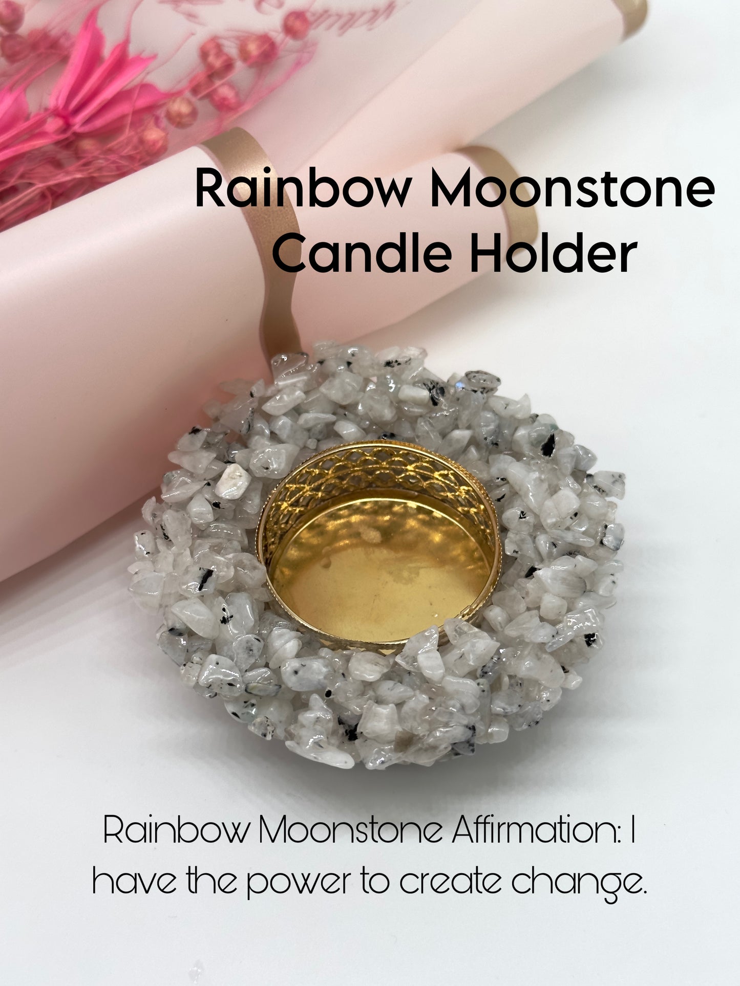 Pebble Manifest Tea Light Candle