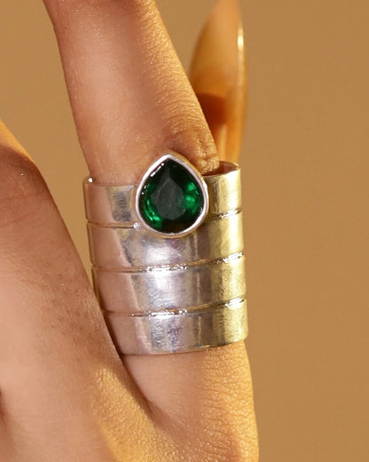 Ribbed Teardrop Band