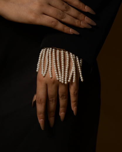 Pearl Fringe Cuff