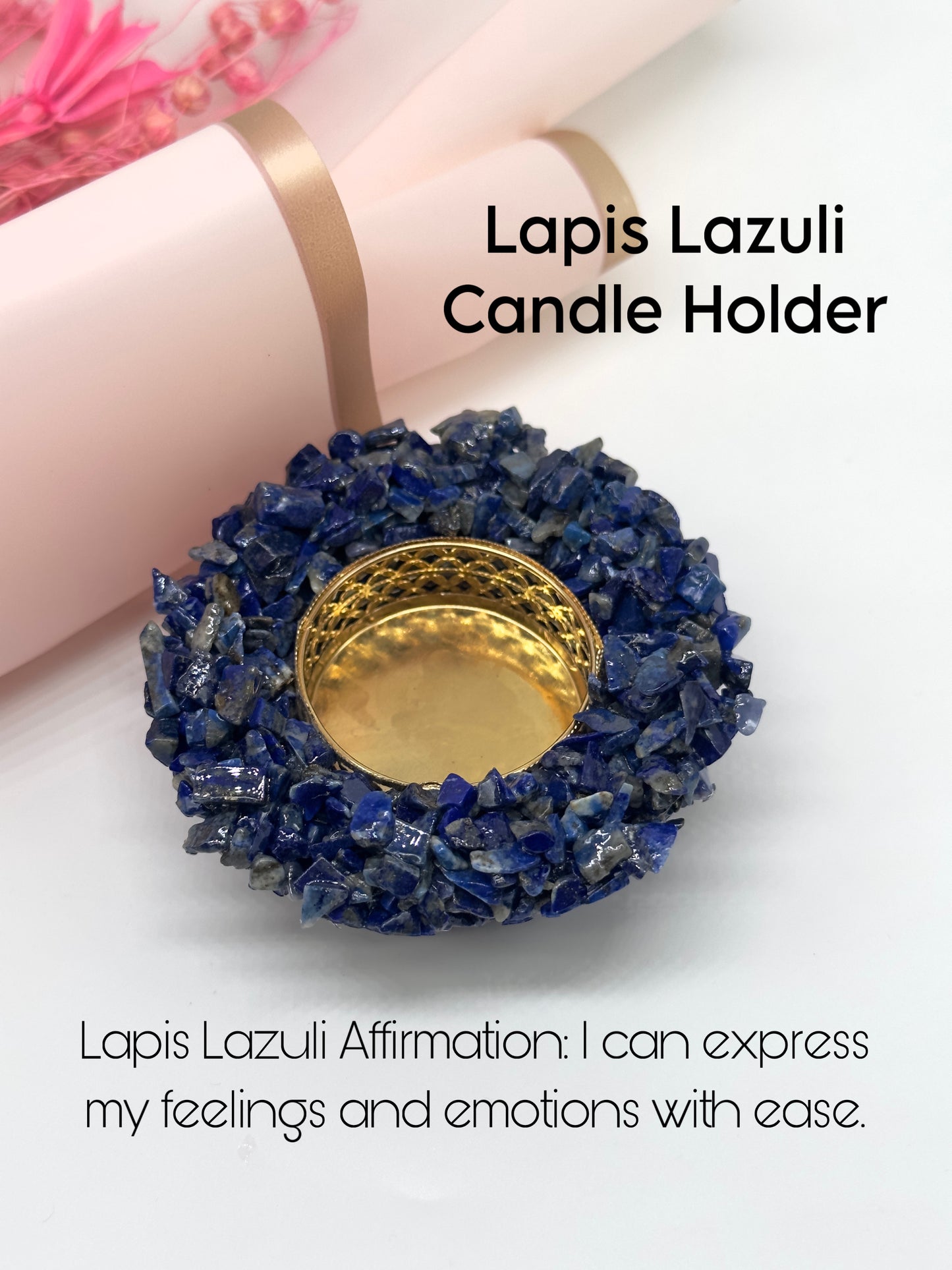 Pebble Manifest Tea Light Candle