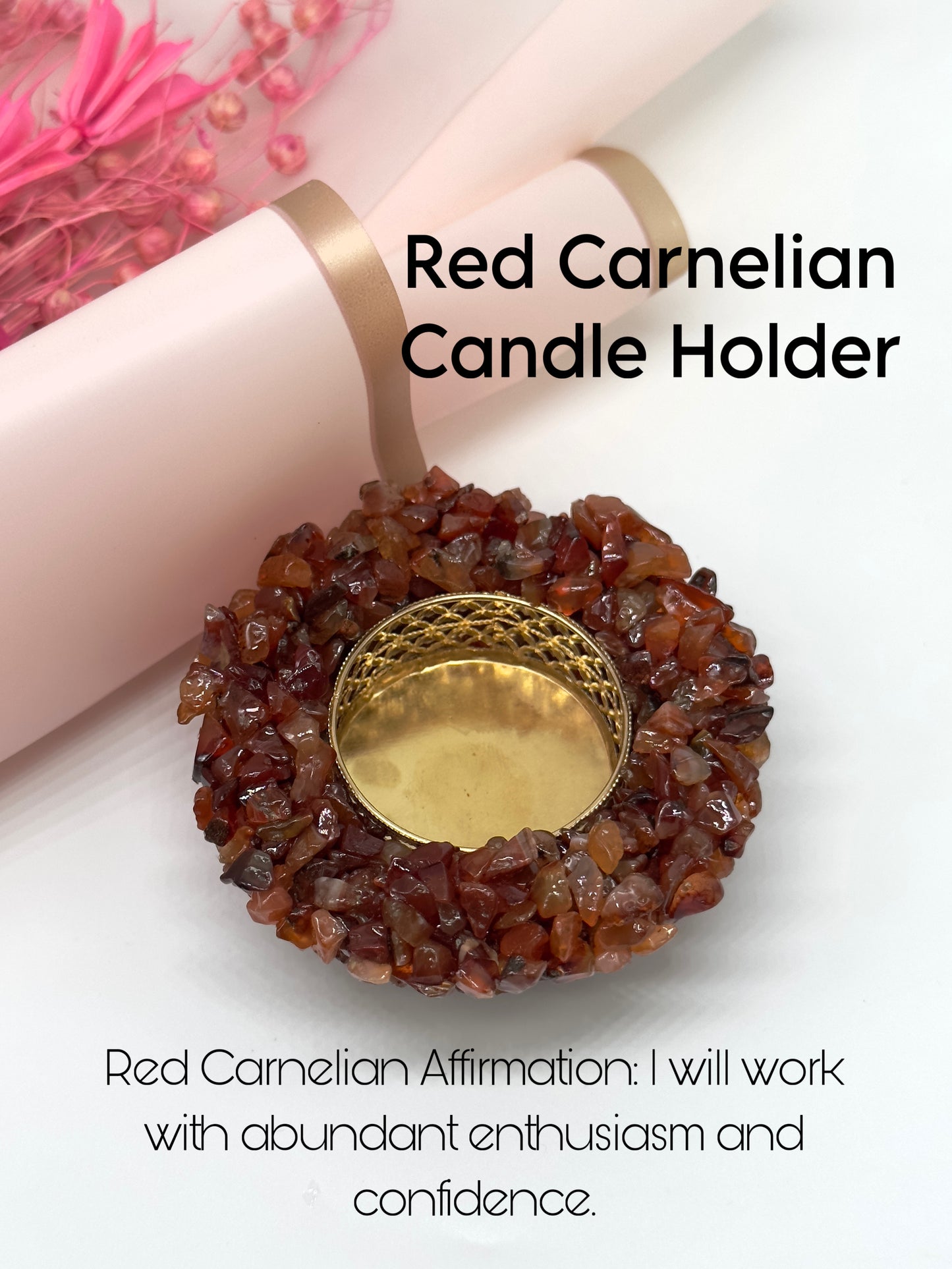 Pebble Manifest Tea Light Candle