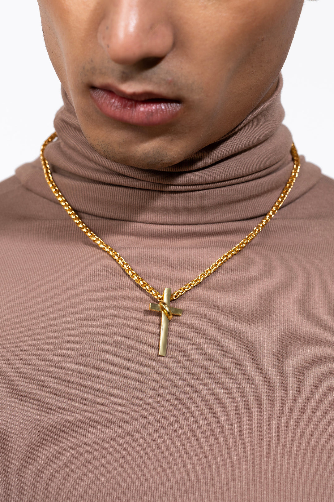 Cross Ring Chain and Square Band Combo