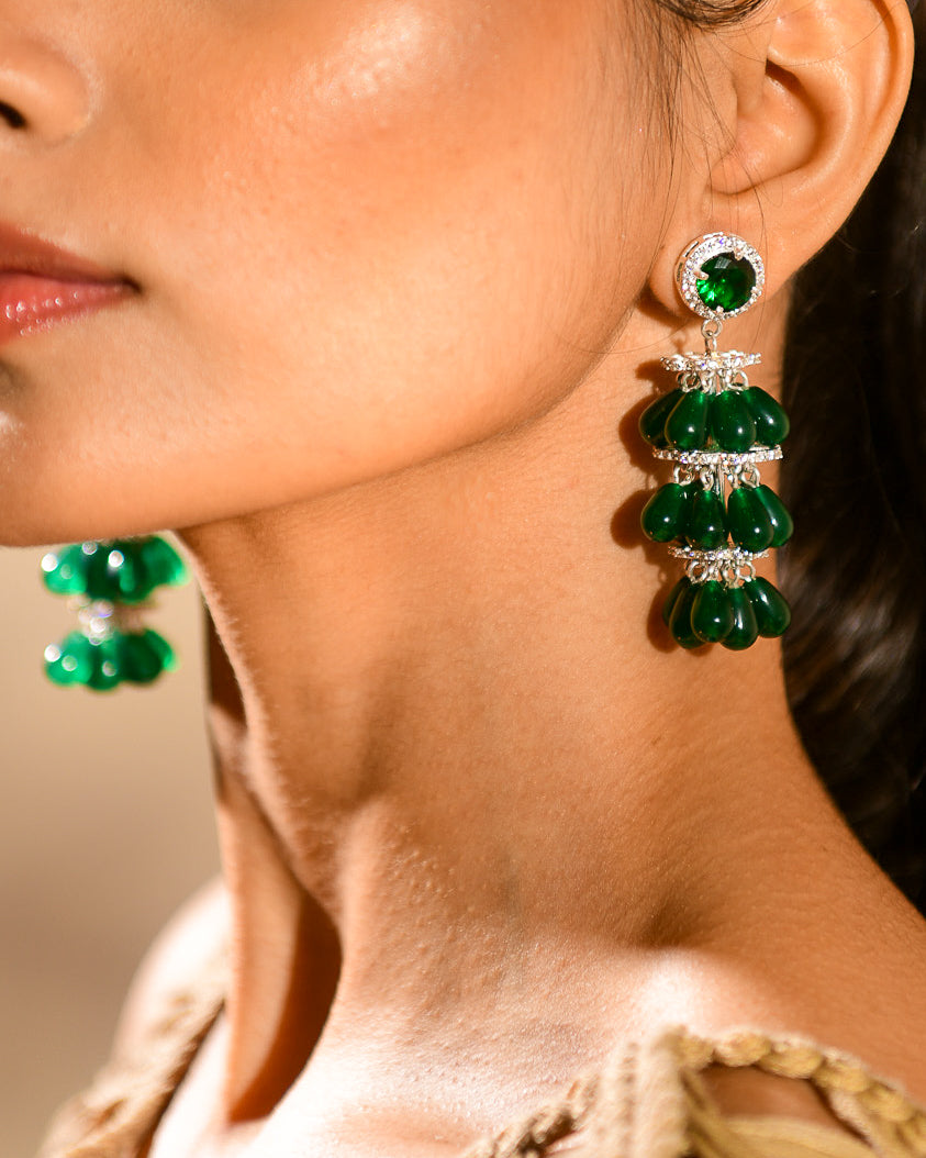 Cocktail Jade Earrings