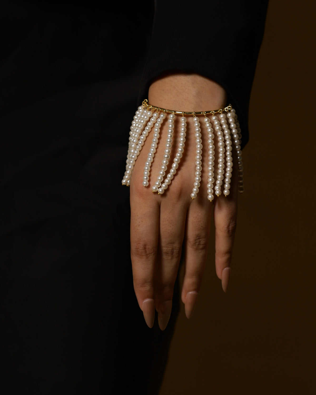 Pearl Fringe Cuff