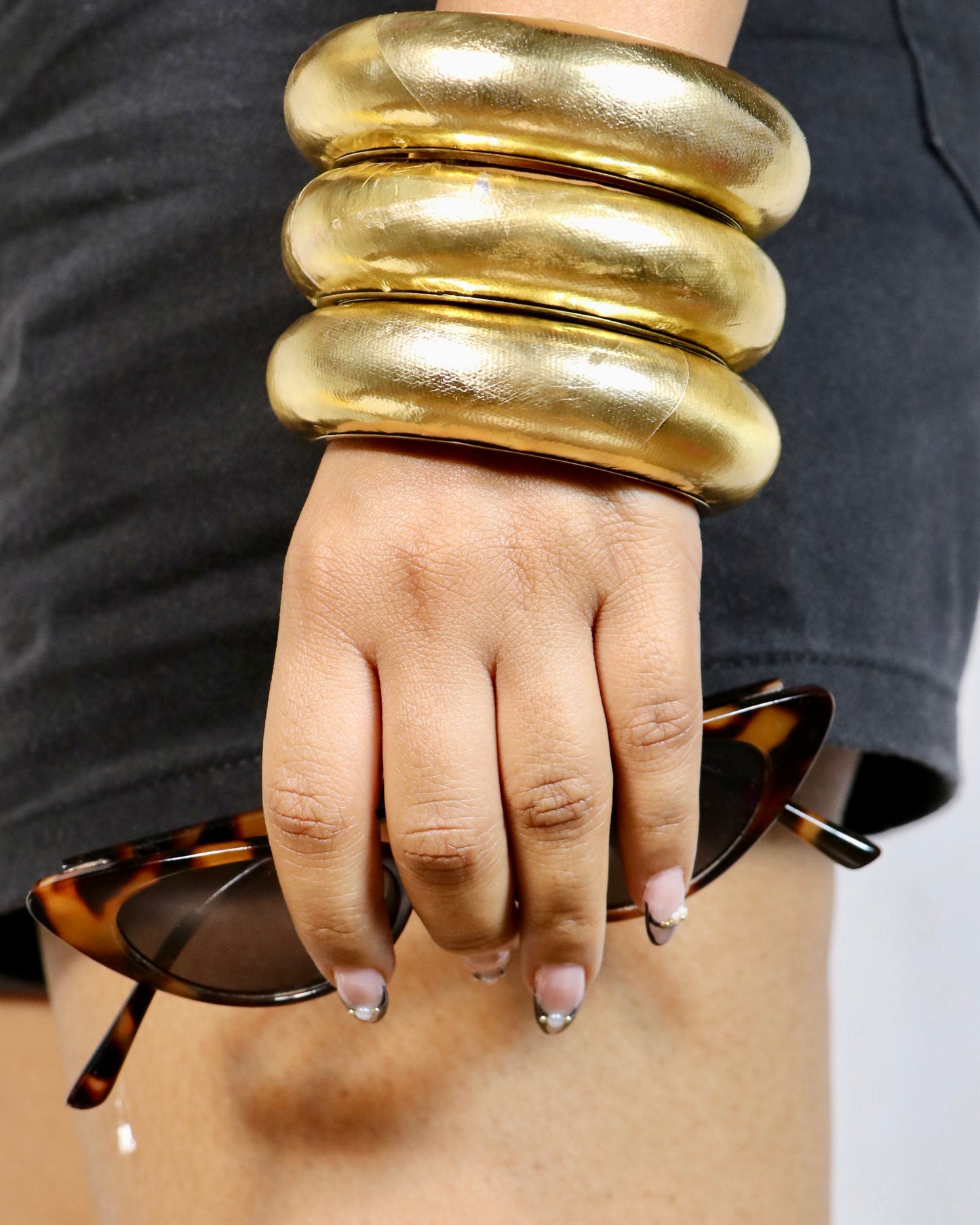Slim Gold Bangle