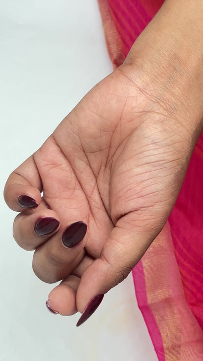 Red Stud Resin Bangles (set of 2)