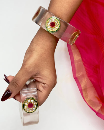 Kundan Resin Bangles