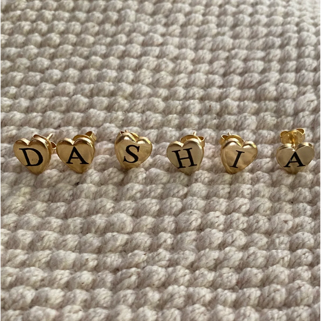 Initial Letter Studs