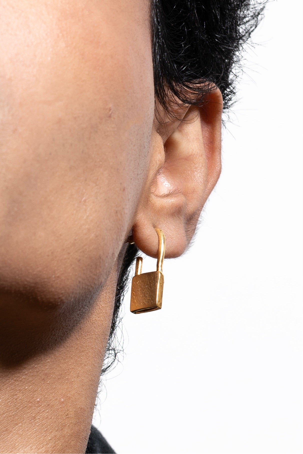 The Love Lock Hoop Earrings - Hyperbole Accessories